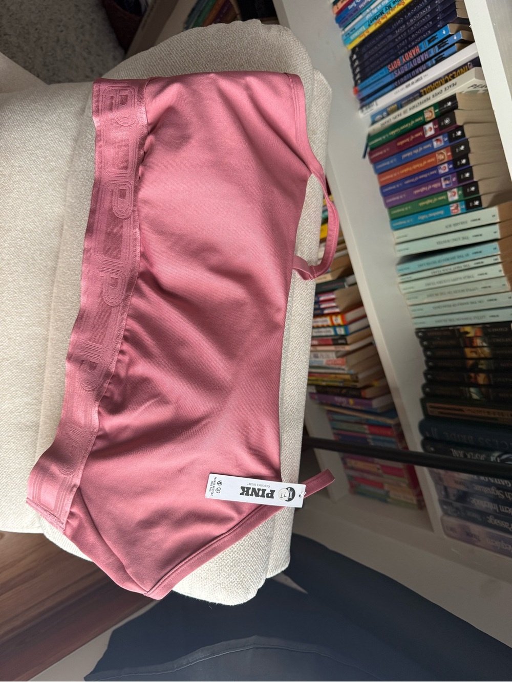 PINK Victoria's Secret Girls' Pink Seamless Sports Bra Top NWT